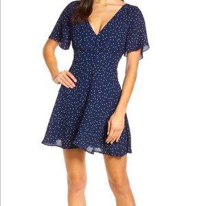 BB Dakota La La Land Polka Dot Mini Dress, Size 2